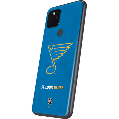 NHL St. Louis Blues Distressed Google Pixel 5 Skin